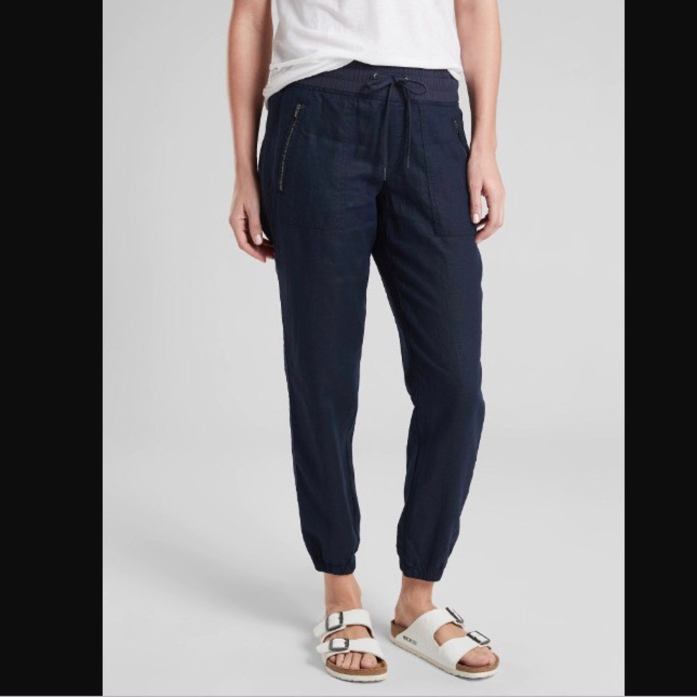 Athleta Cabo Linen Jogger
